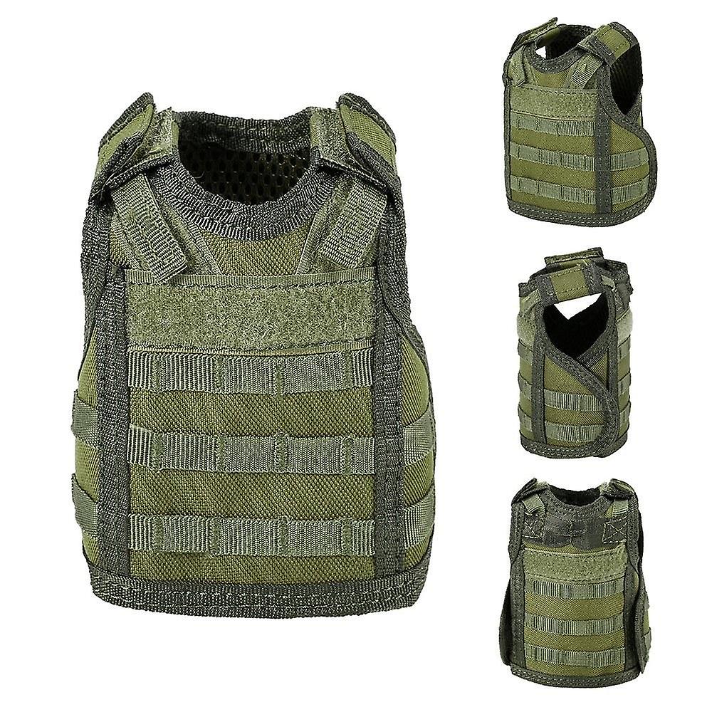 Tactical Beer Vest Military Molle Mini Miniature Beverage Bottle Can Cooler Holder Sleeve