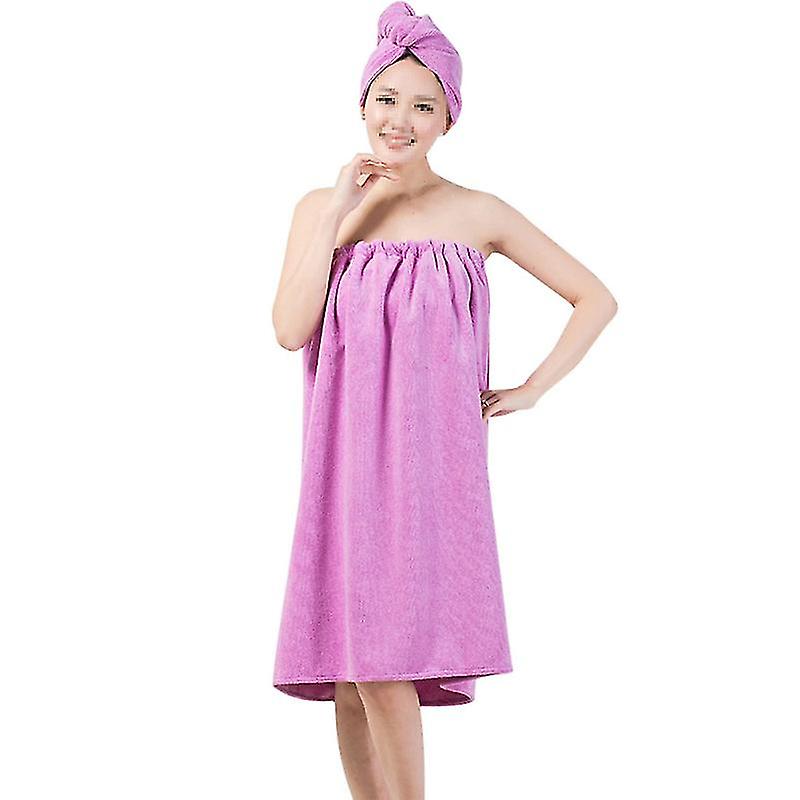 1pcs Bath Towel For Spa Bathroom Purple