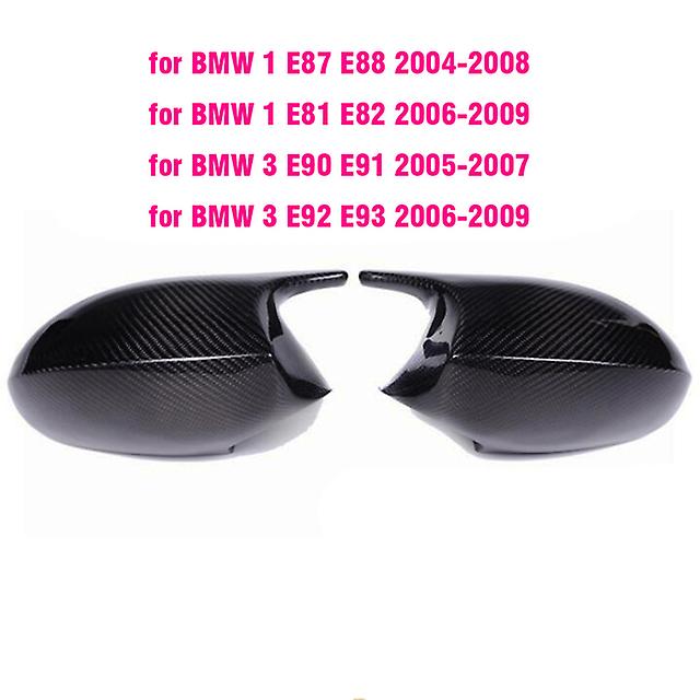 1pair For BMW E87 E81 E82 E90 E91 E92 E93 120i 128i 118d 120d 130i Rear View Side Case Trim M Style Car Rearview Mirror Caps