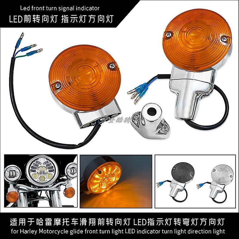 Suitable for Harley-Da Glide, Street Glide, Road King Successor, Front Turn Signal, Turning Light Bracket