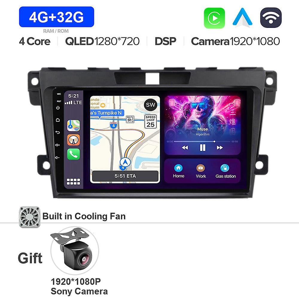 Android 13 Auto Radio For Mazda Cx7 Cx-7 Cx 7 Er 2008-2015 Wireless Carplay Car Multimedia Gps Navigation Autoradio Head Unit