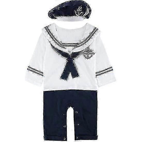 아기 소년 선원 복장 유아 코튼 장난 꾸러기 모자 최고의 선물