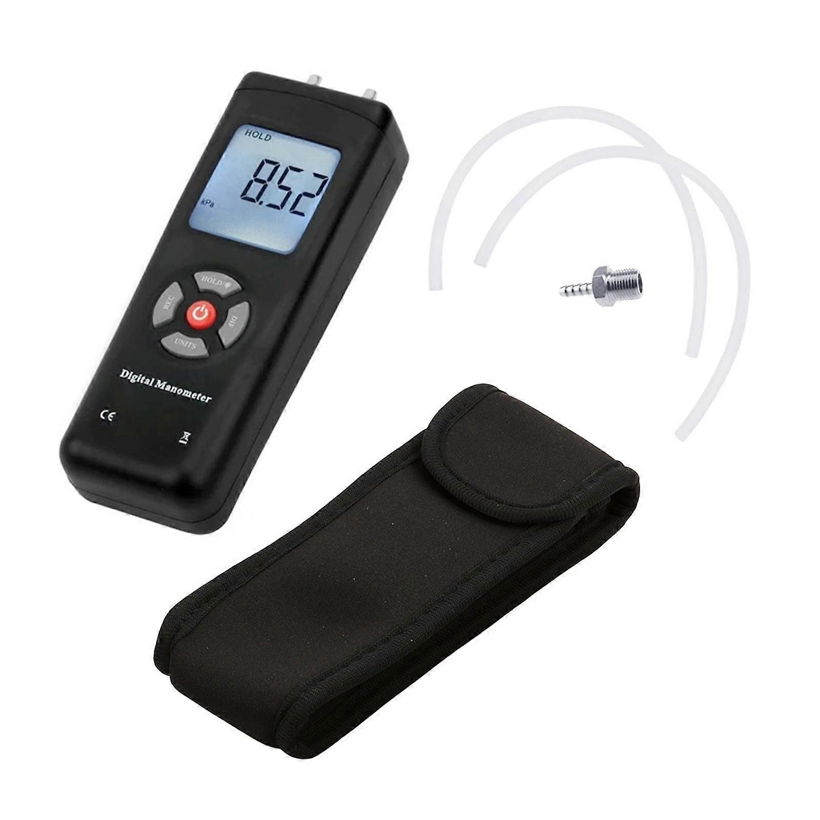 Digital Manometer Gas Pressure Tester Repair Tool Pressure Meter LCD Display