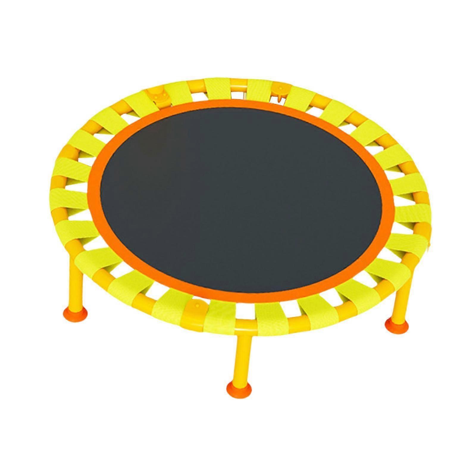 Barn Trampoline Stålrør Mini Trampoline Leketøy Stille Solid Kompakt Hoppeseng Trampoline