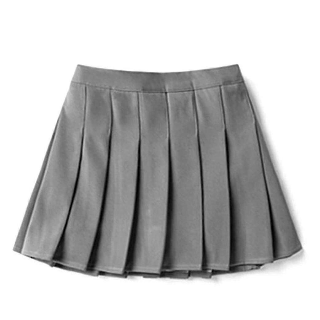 thumbnail image 2 of Women's High Waist Pleated Skater Skirt - Tennis School Style 2 of 9