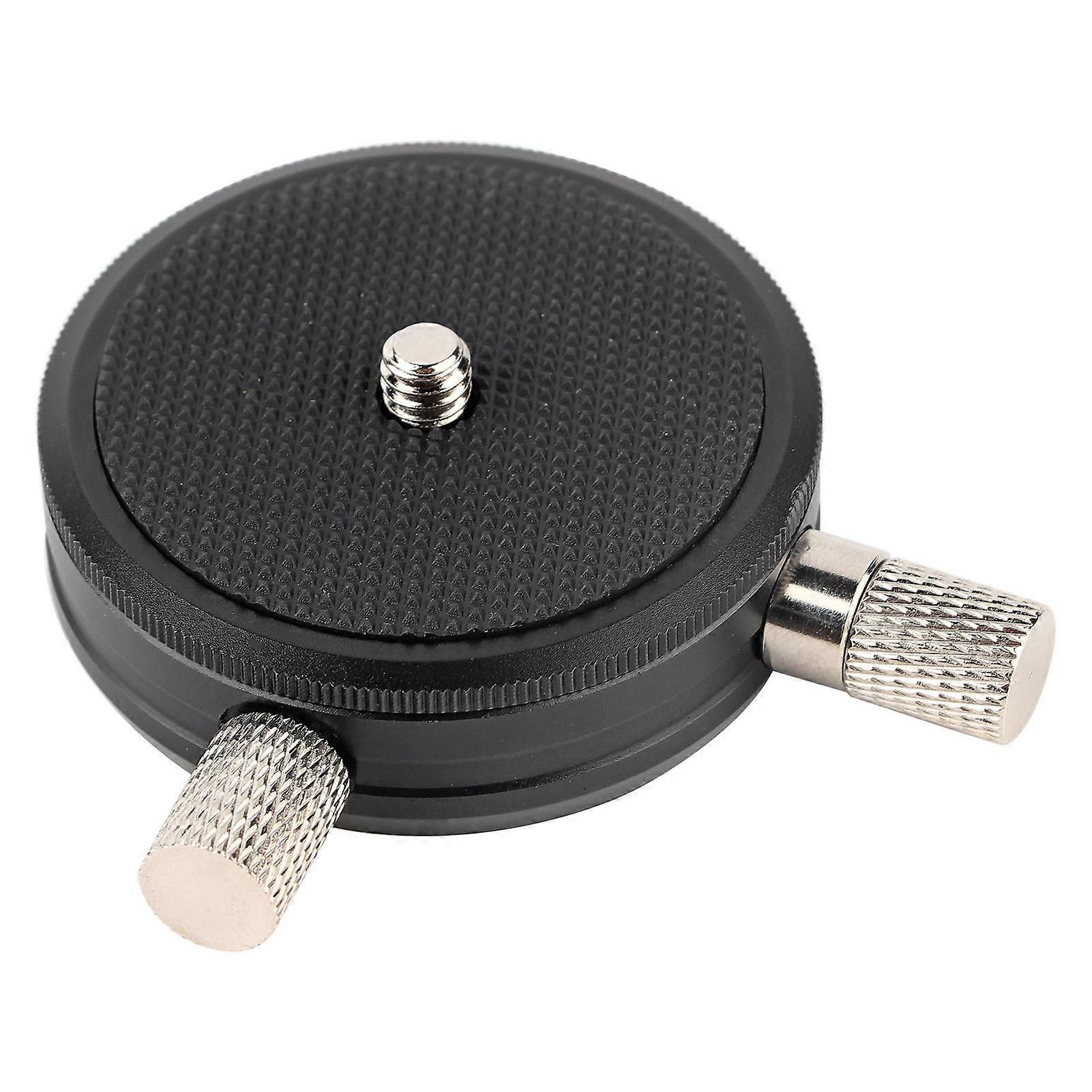 Aluminium Alloy 360 Degree Panoramic Ballhead Quick Release Plate Clip Base for Tripod SLR Came NO.4137