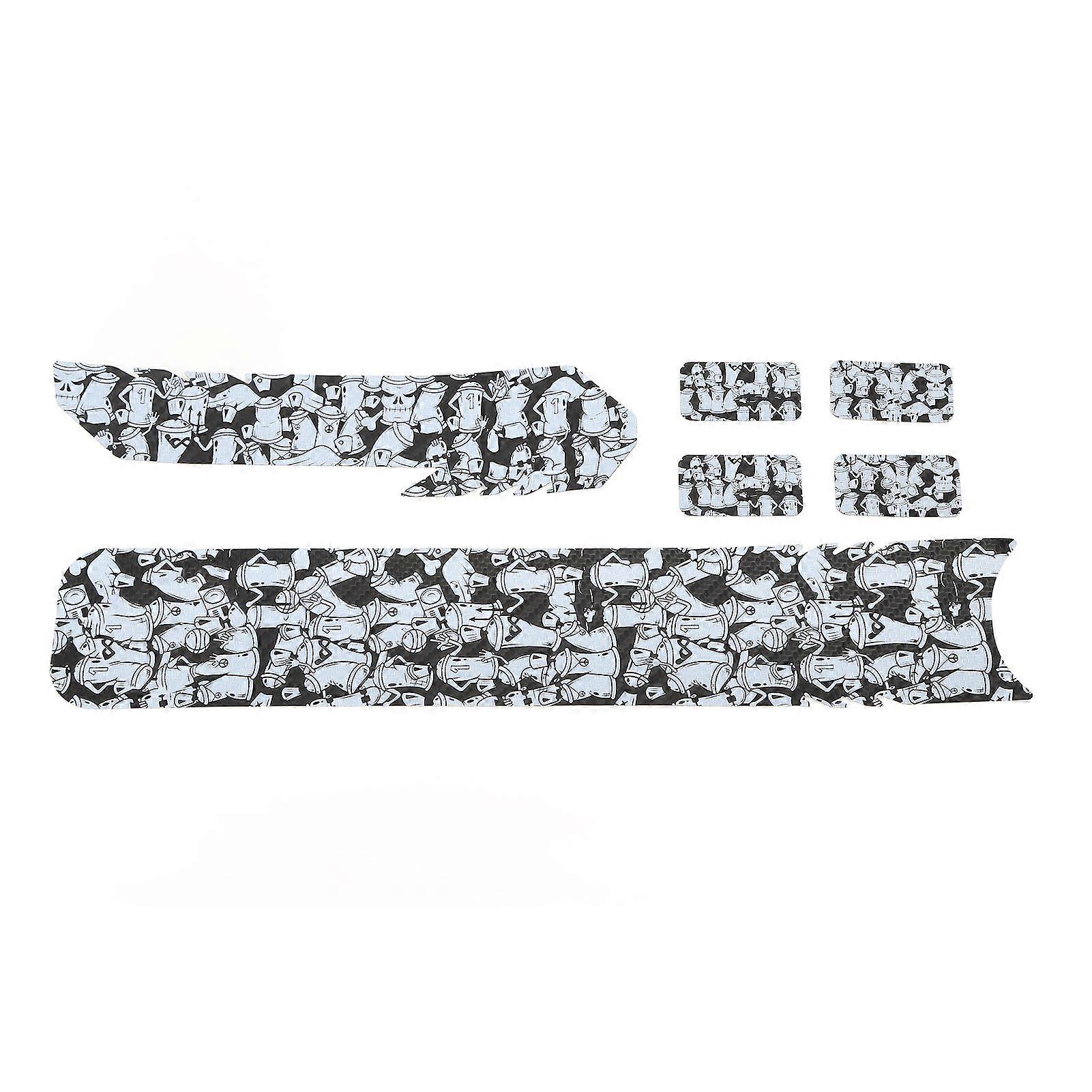 Bisiklet Çerçevesi Koruma Bandı Sentetik Deri Ön Çatal Üst Alt Tüp Çizilmeye Dayanıklı Sürtünmeye Dayanıklı Koruyucu Çıkartmalar Anime Tarzı