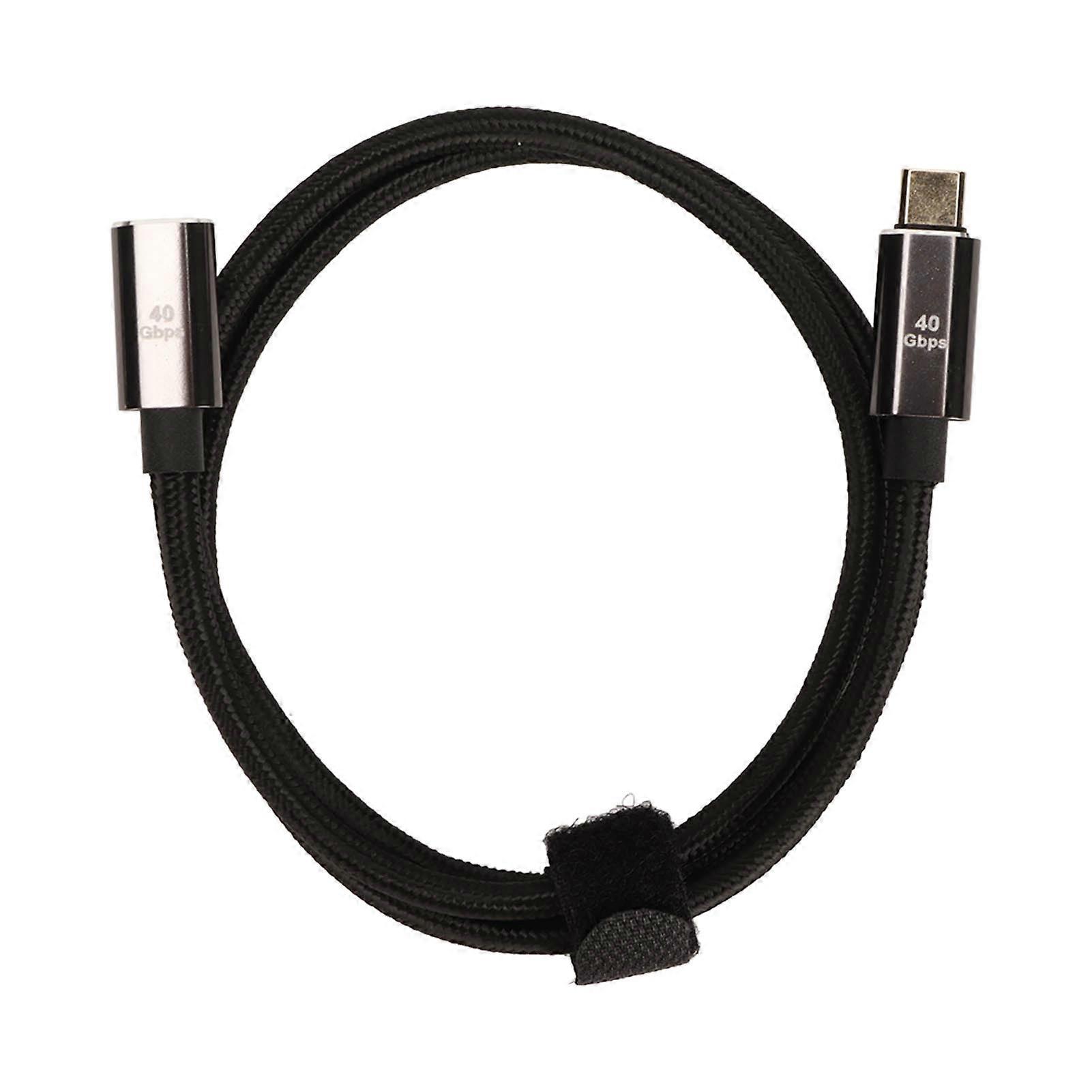 USB C to USB C Cable Type C USB4.0 Data Cable for Thunderbolt 4 PD100W Fast Charging 40Gbps 8K 60Hz Type C Extension Cable 80cm