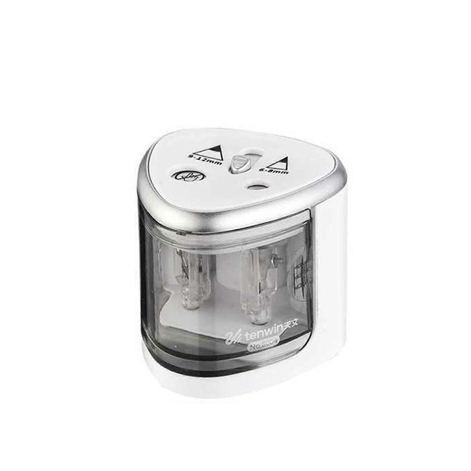 Pencil Sharpener Double Hole Pencil Sharpener With Slide Cover - Industrial Pencil Sharpener For 6-12mm Pencils School For Student Art Worker