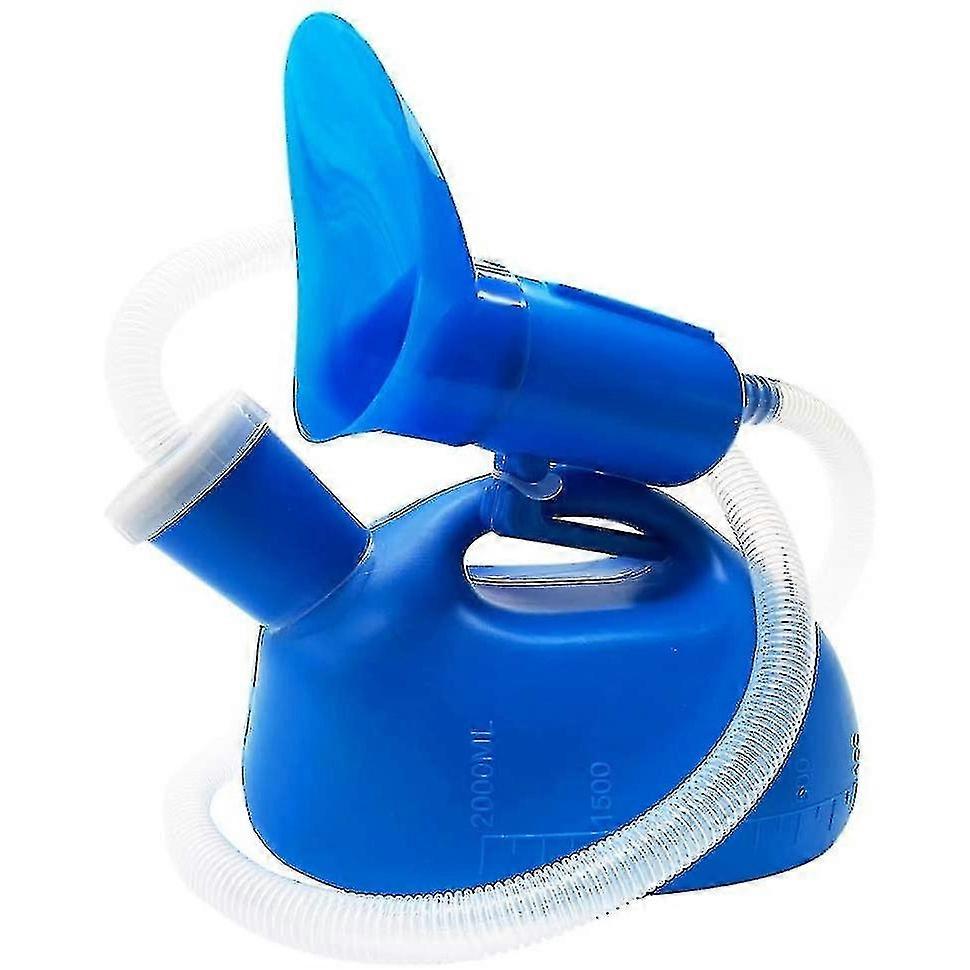 Urine Bottle Potty Portable Thick Pee Bottle 2000 Ml for Emergency