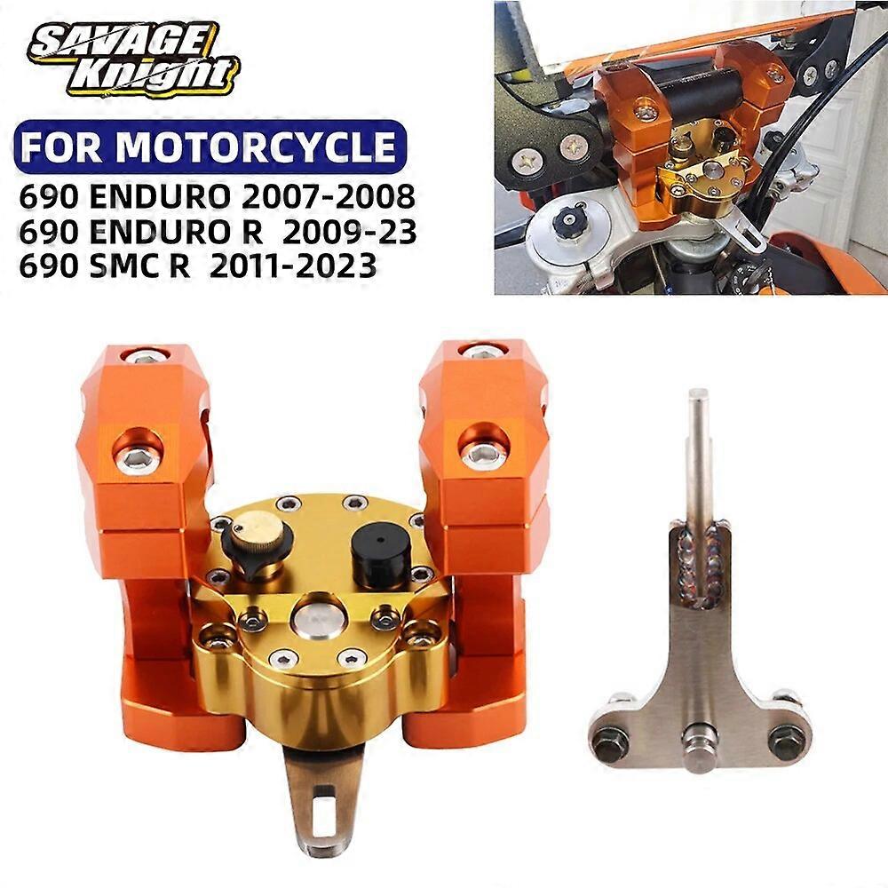 2023 For 690 Enduro R 690 SMC R Steering Damper Stabilizer Motorcycle Accessories Reversed Safe Handlebar Riser Clamp Bracket