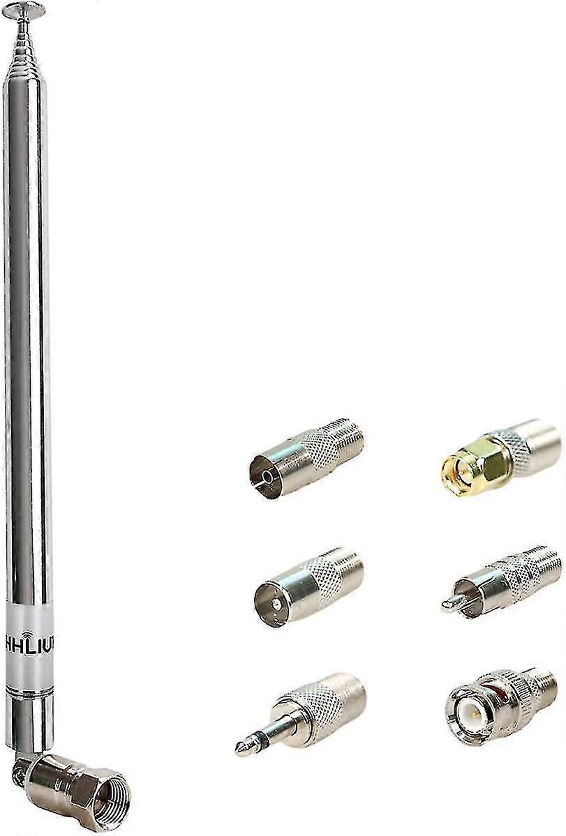 Universal 75 Ohm Am Fm Antena de rádio, 120 Cm 47,2 Polegadas De Comprimento, 10 Seção