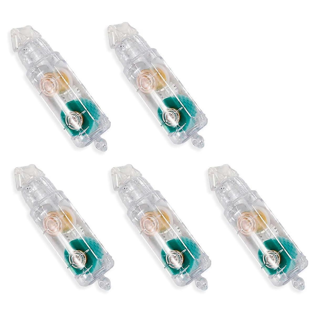 5 Pcs Double Sided Tape Runner Refill 0.23 Inch X 16.40 Ft, Adhesive Tape Roller Refills, Glue Tape