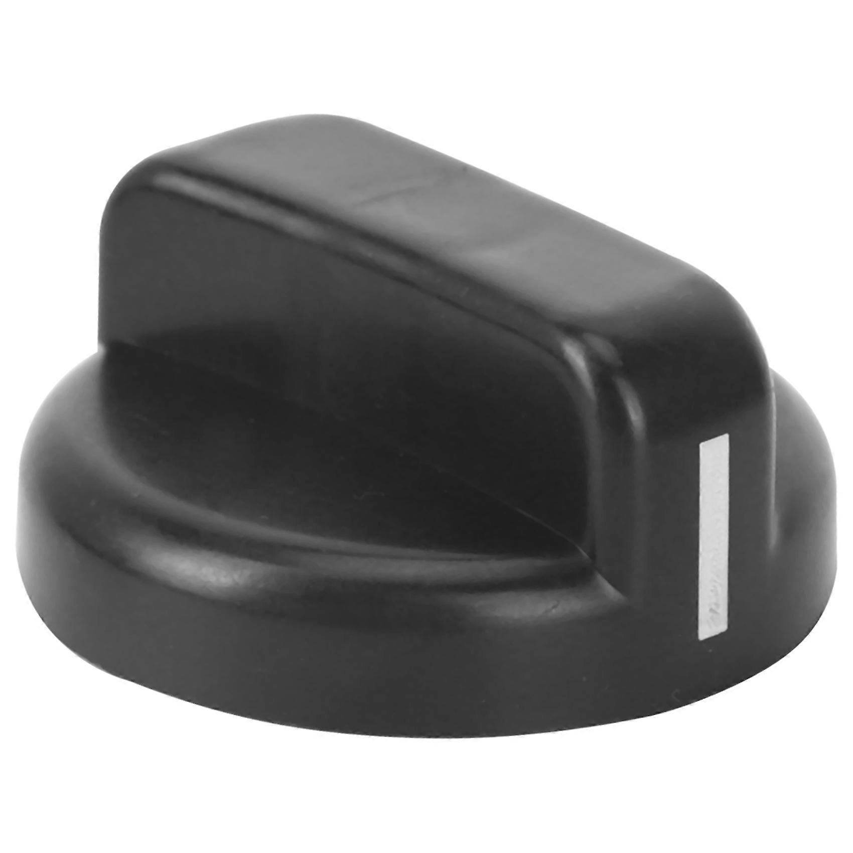 6 PCS Kitchen Black Plastic Stove Cooker Control Knobs