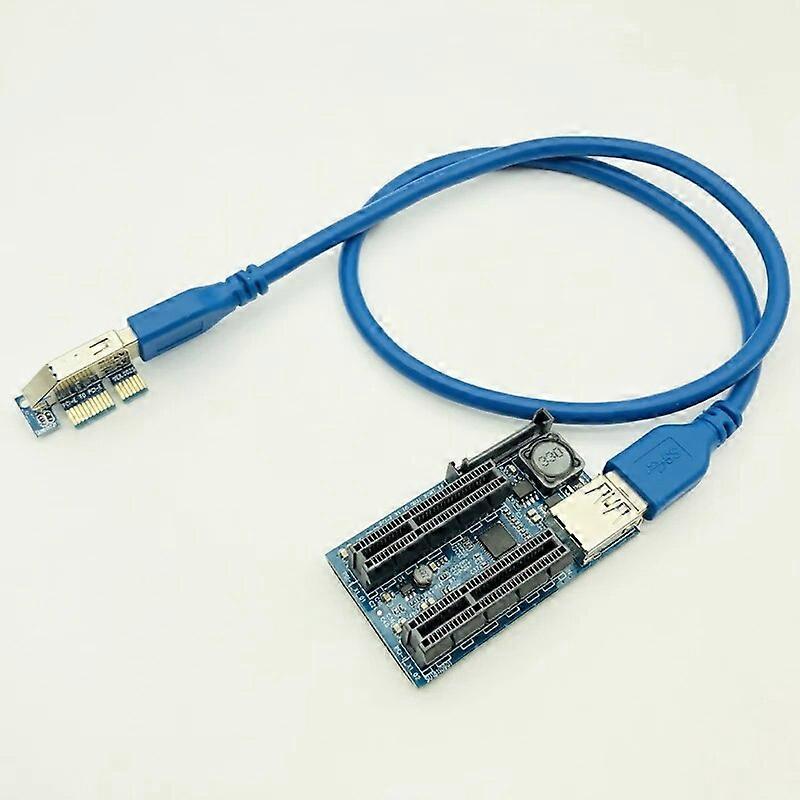 NEW Add On Card PCI Express USB 3.0 Adapter Raiser PC Components Extender PCIE Riser PCI-E Card Riser PCI E Riser for Video Card