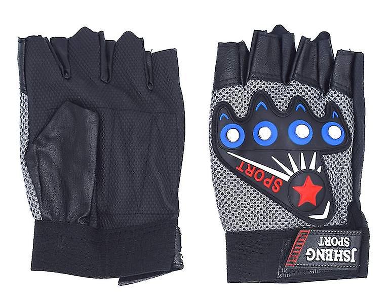 Fingerless gloves with round rivets