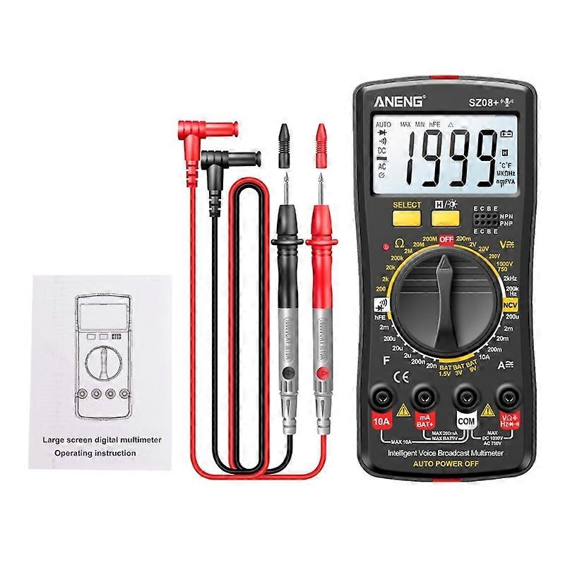 Multimeter LCD-Pocket Digital Multi-Tester Voltmeter Ammeter Ohmmeter AC-DC