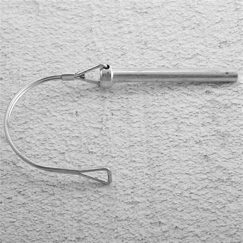 10Pcs Wire Lock Pin, 5/16 Inch Shaft Locking Pin Hitch Pin with Round Arch Wire Retainer for Farm T