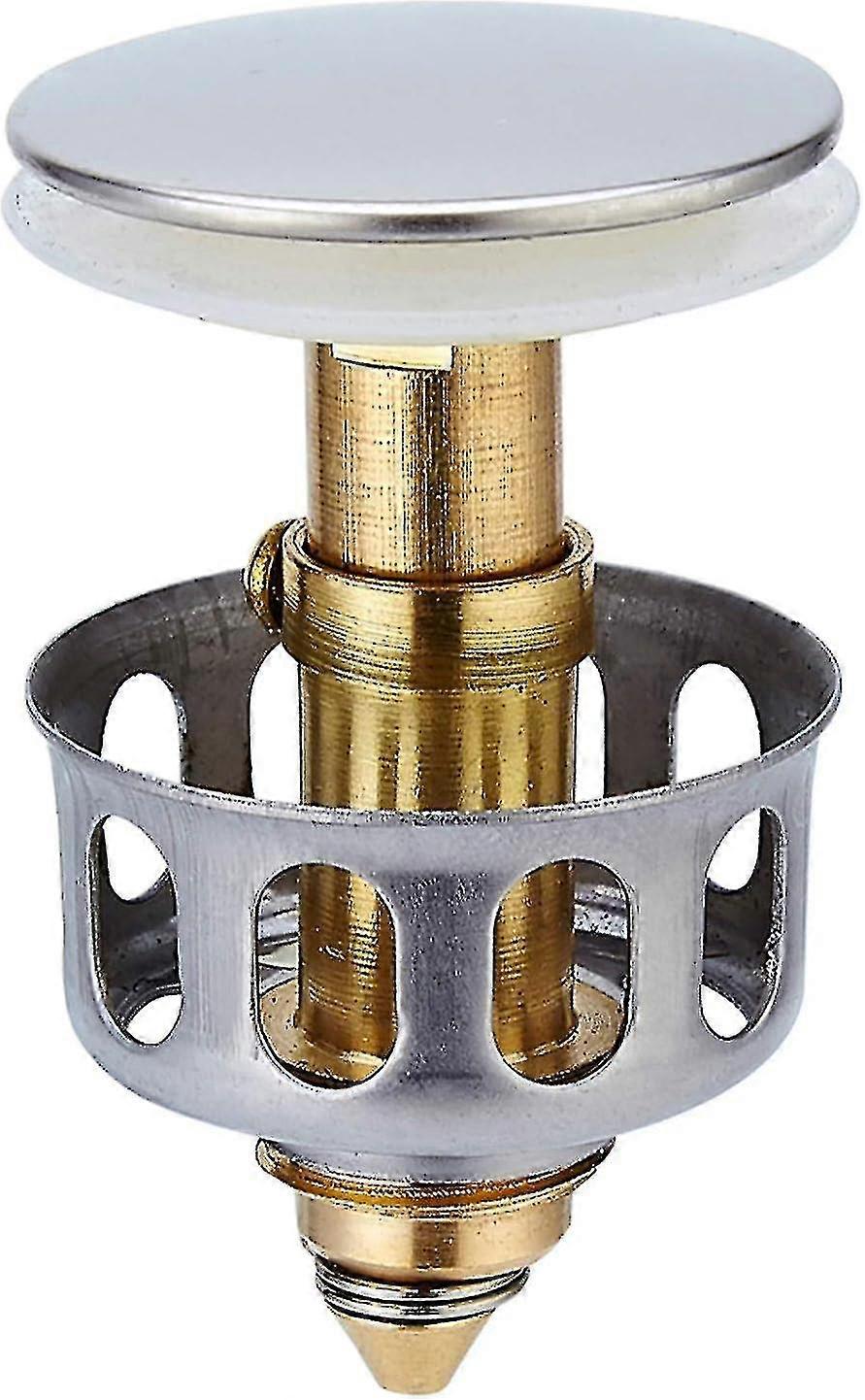 Basin Press Filter Element,Universal Bathroom Wash Basin Drain Plug Press Bounce