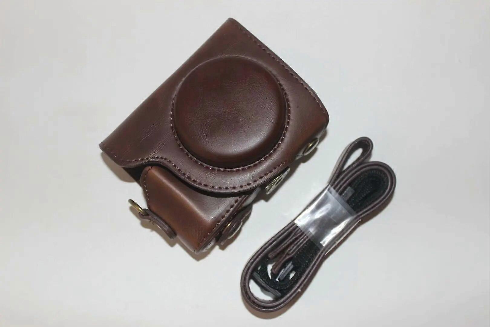 CANON G15 G16 G7 G7X3 G9x G9 SX720 730 740 S100 / S110 / S120 SX700デジタル保護スリーブ用PUレザーカメラケースカバー