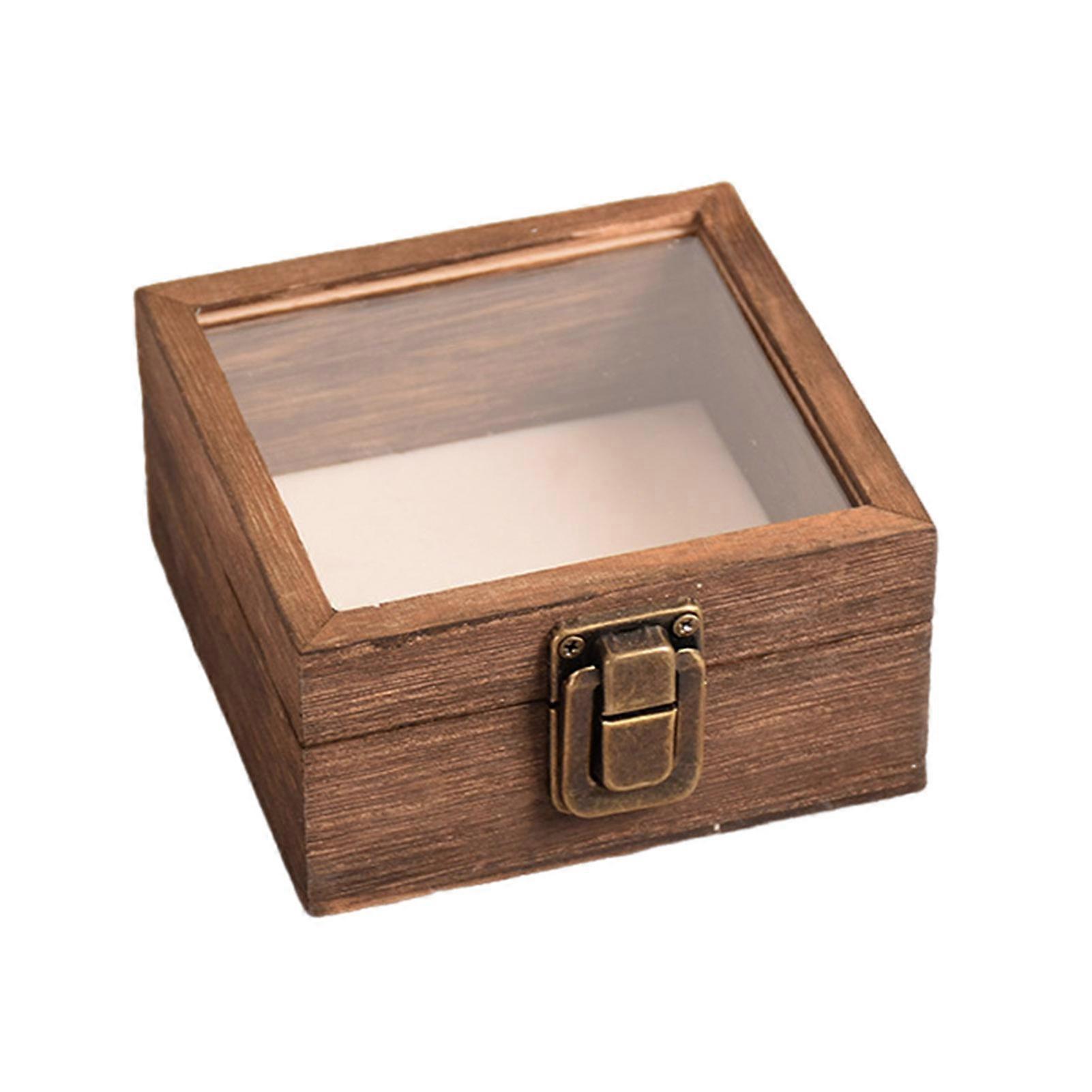 High-Visibility Display Box Large Insect Shadow Box Wood Construction Multiple Sizes Smooth Edge Insect Specimens Storage Display Case