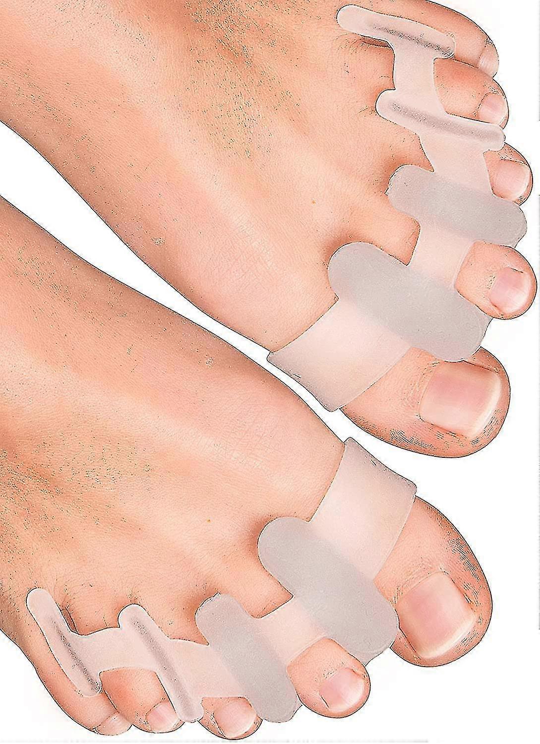 3 Pairs Toe Separators For Overlapping Toes To Relax Toes