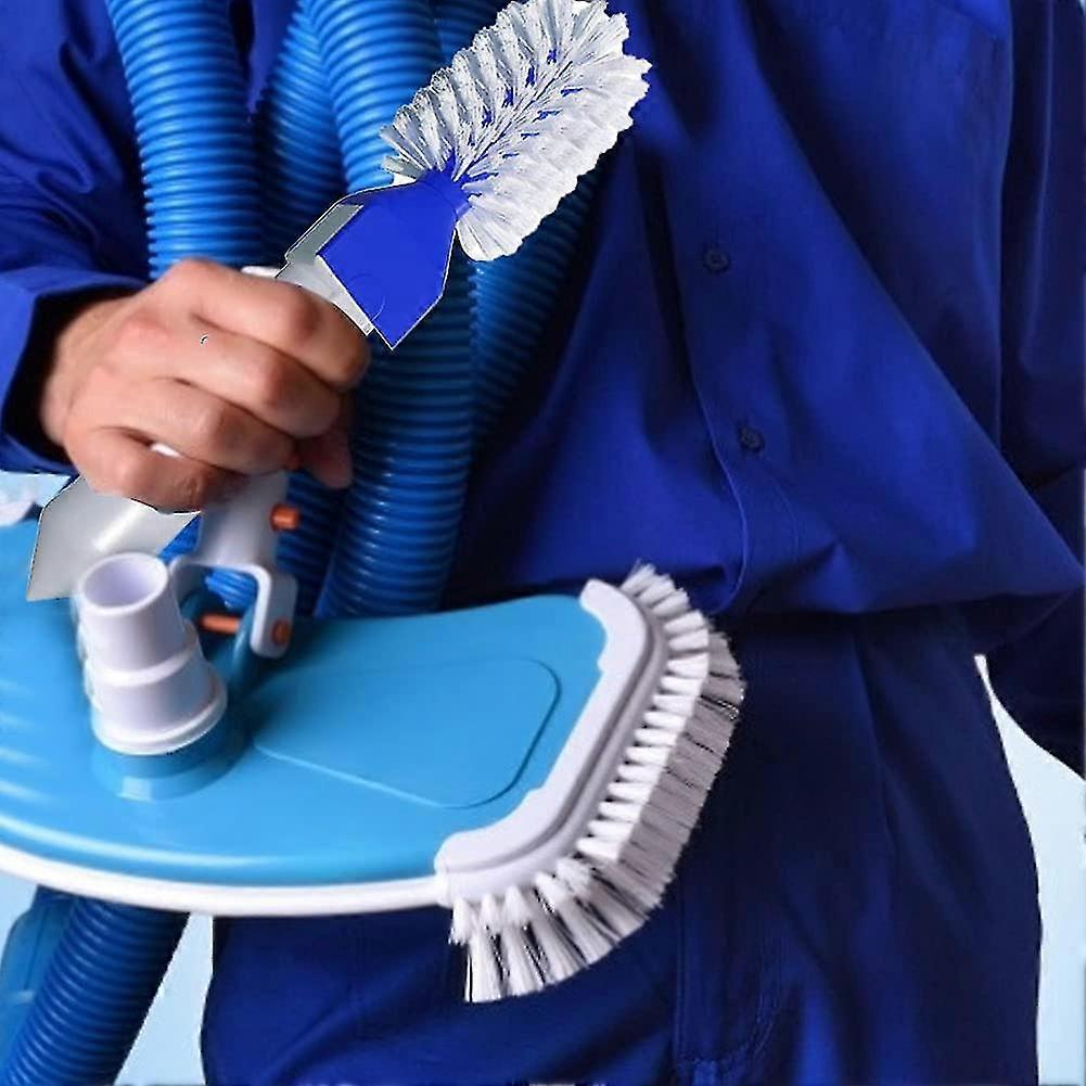 Pool Corner Brushblue And White-1pcs