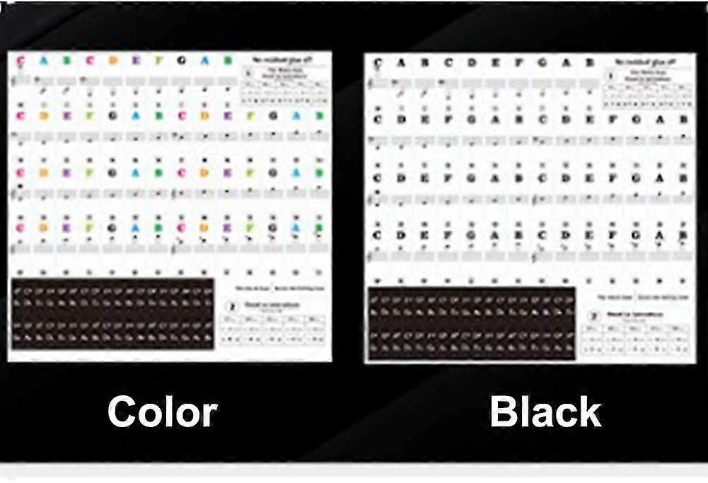 Transparent Piano Keyboard Sticker 88 Keys Electronic Keyboard Sticker