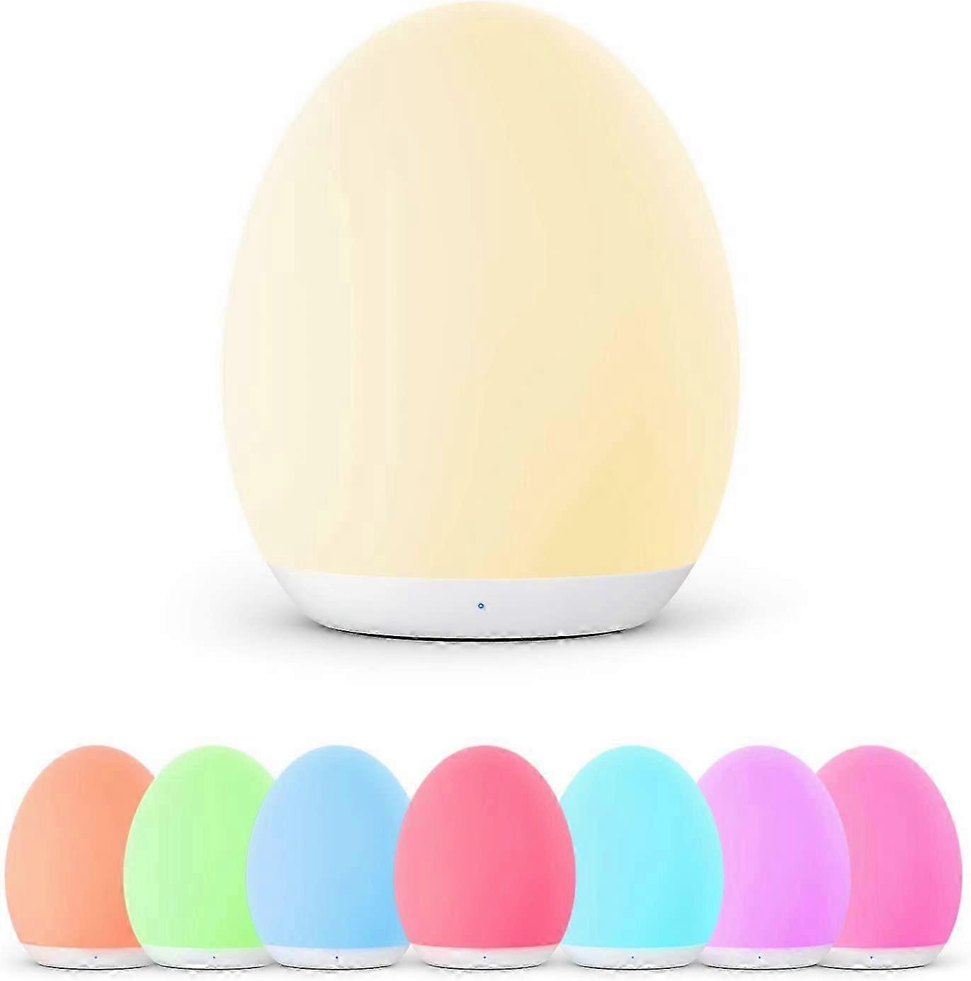 VAVA LED ضوء ليلي للأطفال ، ضوء ليلي للأطفال USB مساعد نوم الطفل من السيليكون القابل لإعادة الشحن ، التحكم باللمس ، عكس الضوء ، SZRH AF