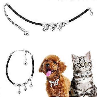 Pet Adjustable Cute Necklace Collars with Bell for Dogs and Cats