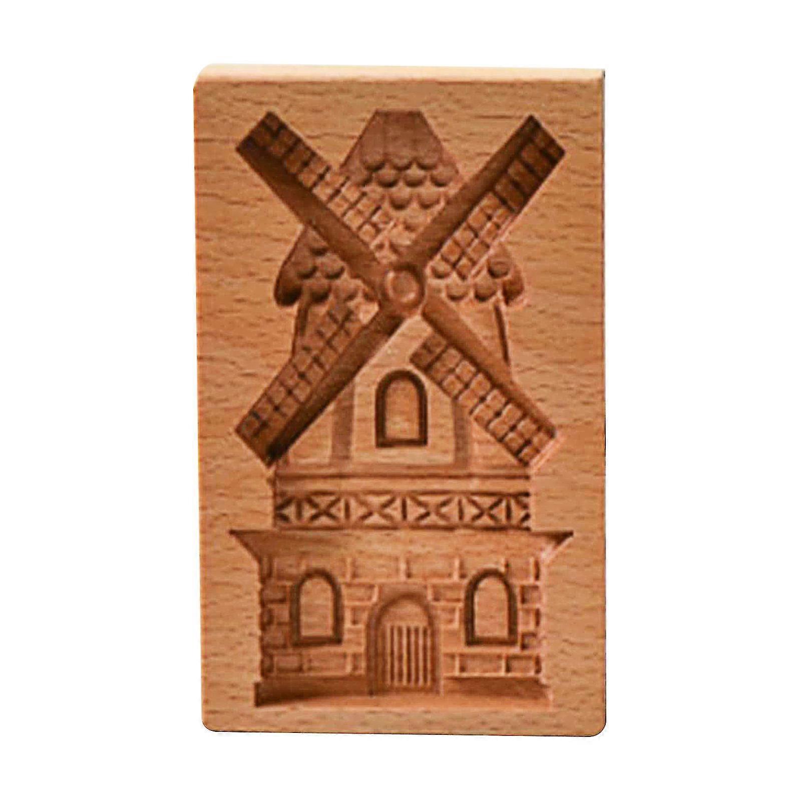 (32) Christmas Wooden Cookie Cutter Baking Tools