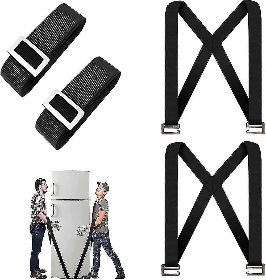 Moving Strap - 2 Person Lifting And Carrying Strap System, Max 200kg Furniture Lifting Straps For Easily Transporting And Securing Furniture