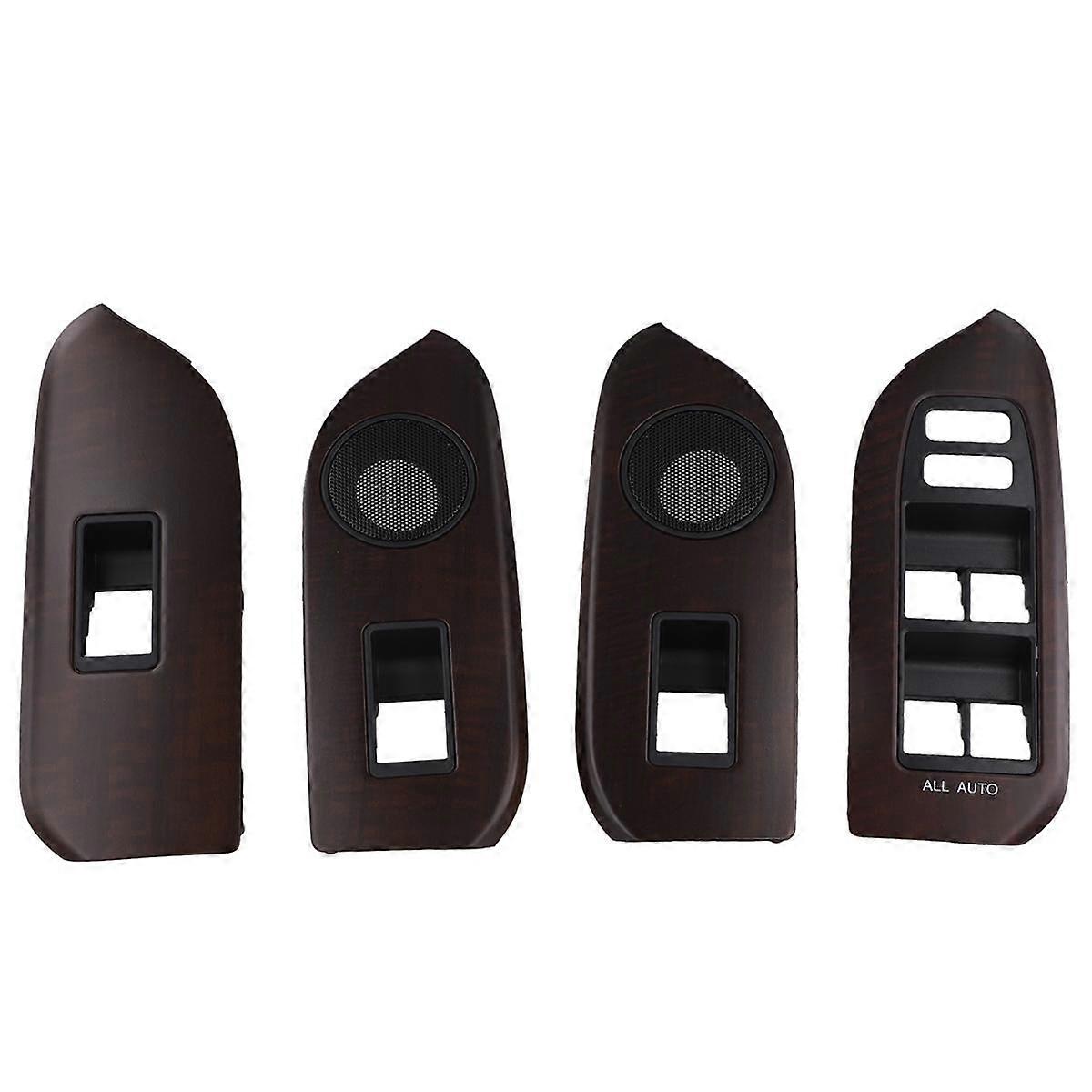 Front/Rear Power Window Lifter Button Switch Panel Cover Frame Trim for Prado 2009- LHD 74232-60790,74231-60830