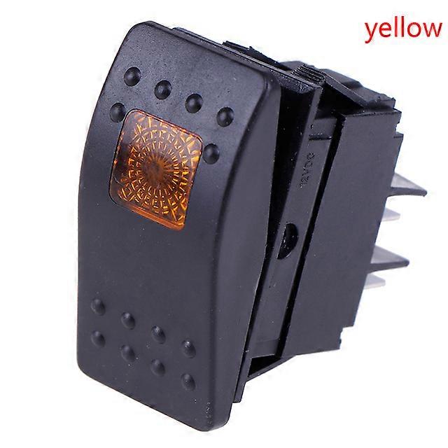 Waterproof Bar Rocker Toggle Switch Car Boat Marine Rocker Switch Button 12v/35A LED Light Lamp 4pin Switch