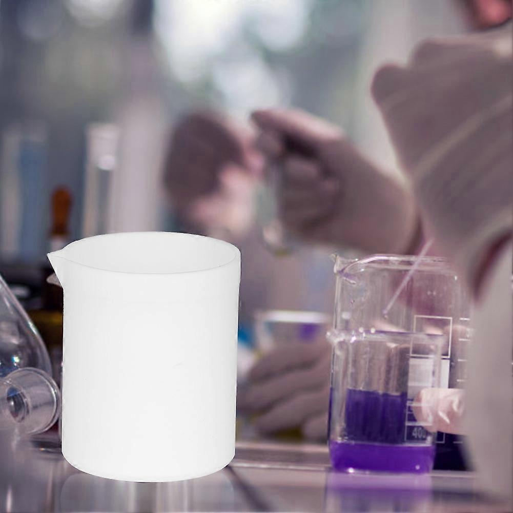 Acid and Base Resistant Measuring Cup 250ml High Lubrication White Beaker