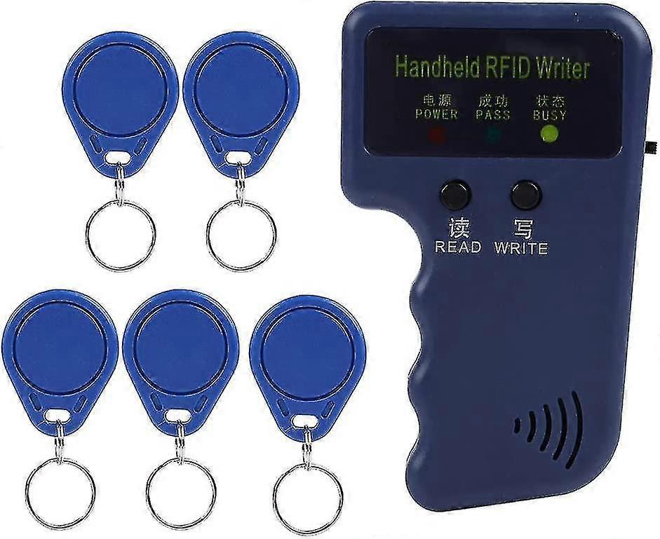 Rfid Card Copier Portable Handheld Rfid Id Card Duplicator Copier Writer With 5 Tags