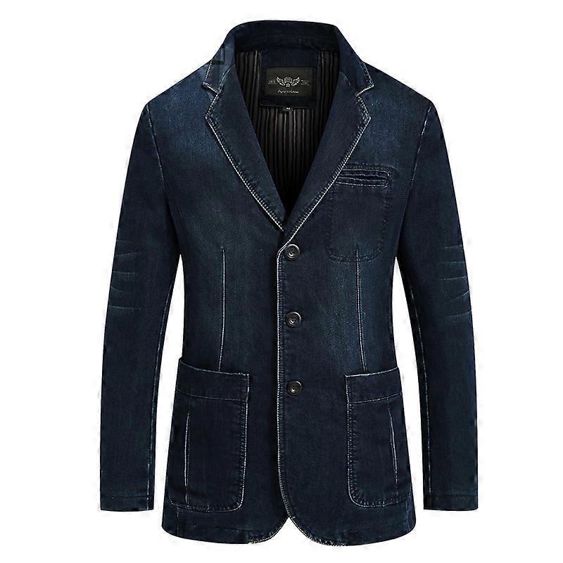 Men's Spring Denim Jacket Suit