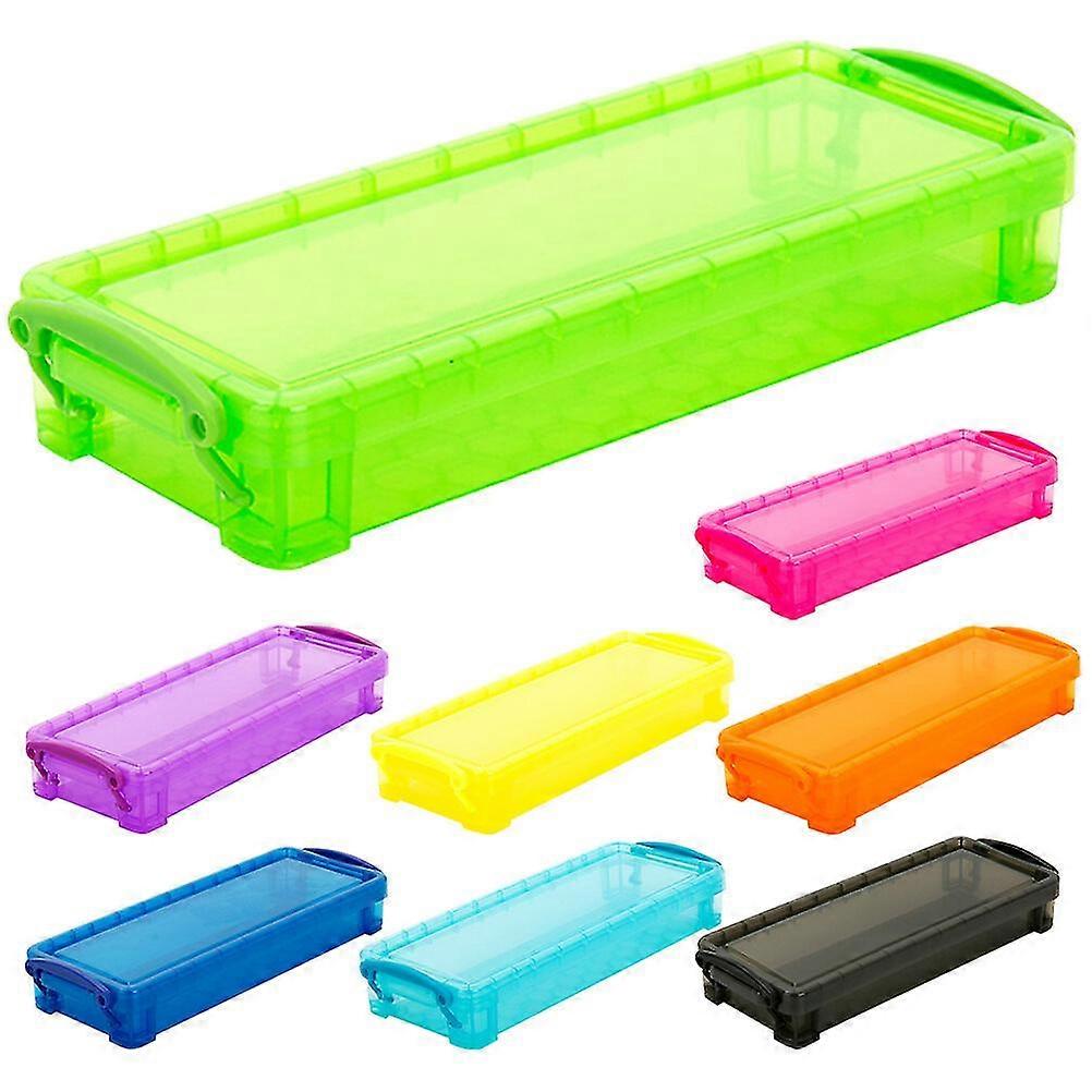8pcs Pencil Case Large Capacity Stationery Box Portable Pen Container Pencil Storage Case Pen Case