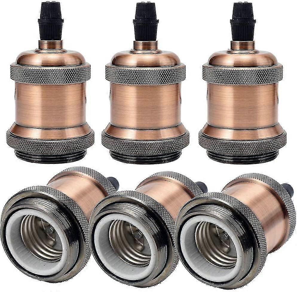 E27 Lampholder.retro Pendant Lamp.solid Copper Ceiling Socket Diy Hanging