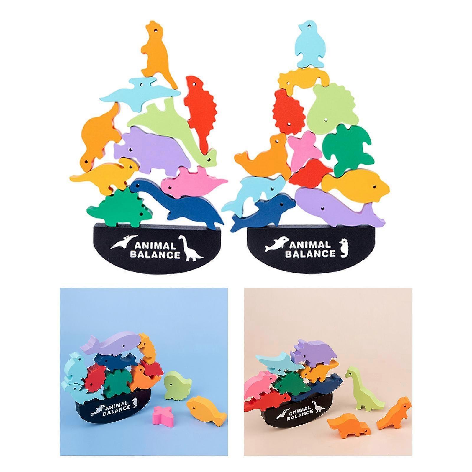 2x Stacking High Balance Blocks Parent-Children Interactive Toys for Boys Kids