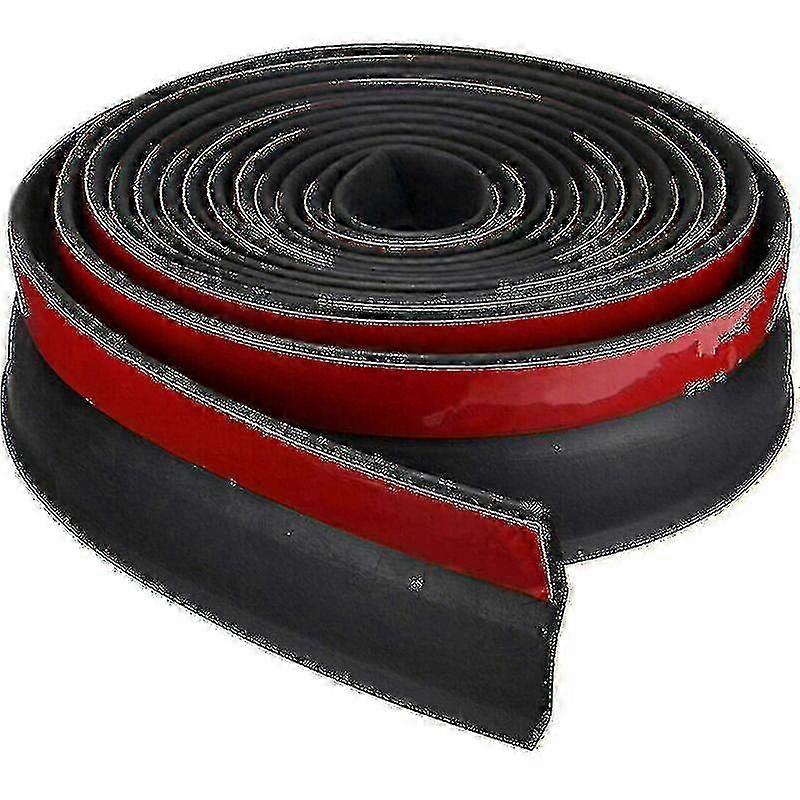 Garage Door Lower Threshold Rubber Seal Strip 2.5m Length 6mm Thickness JU