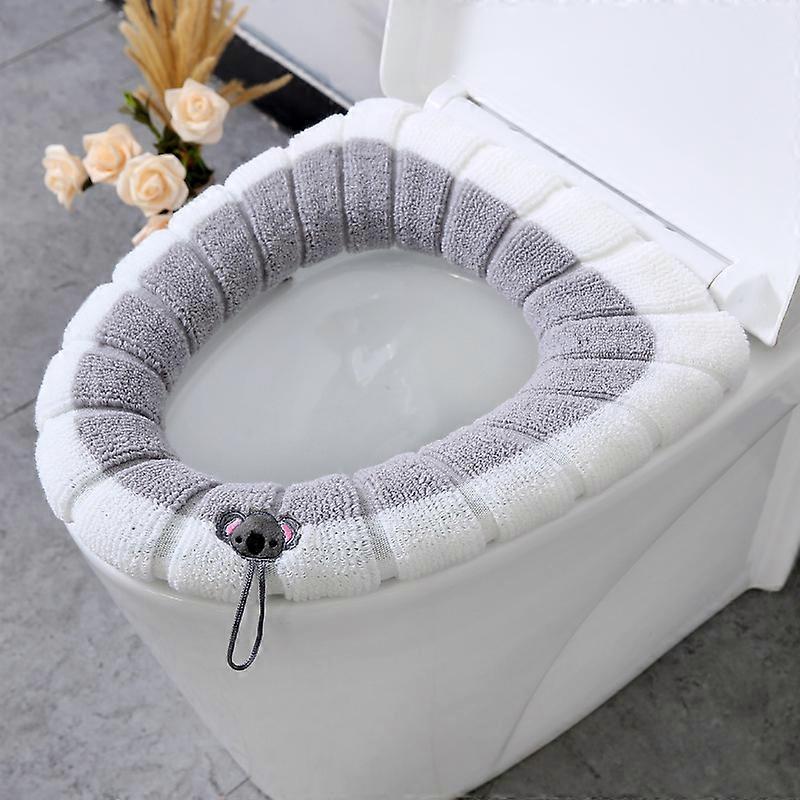 Bathroom Soft Toilet Cover MatGray