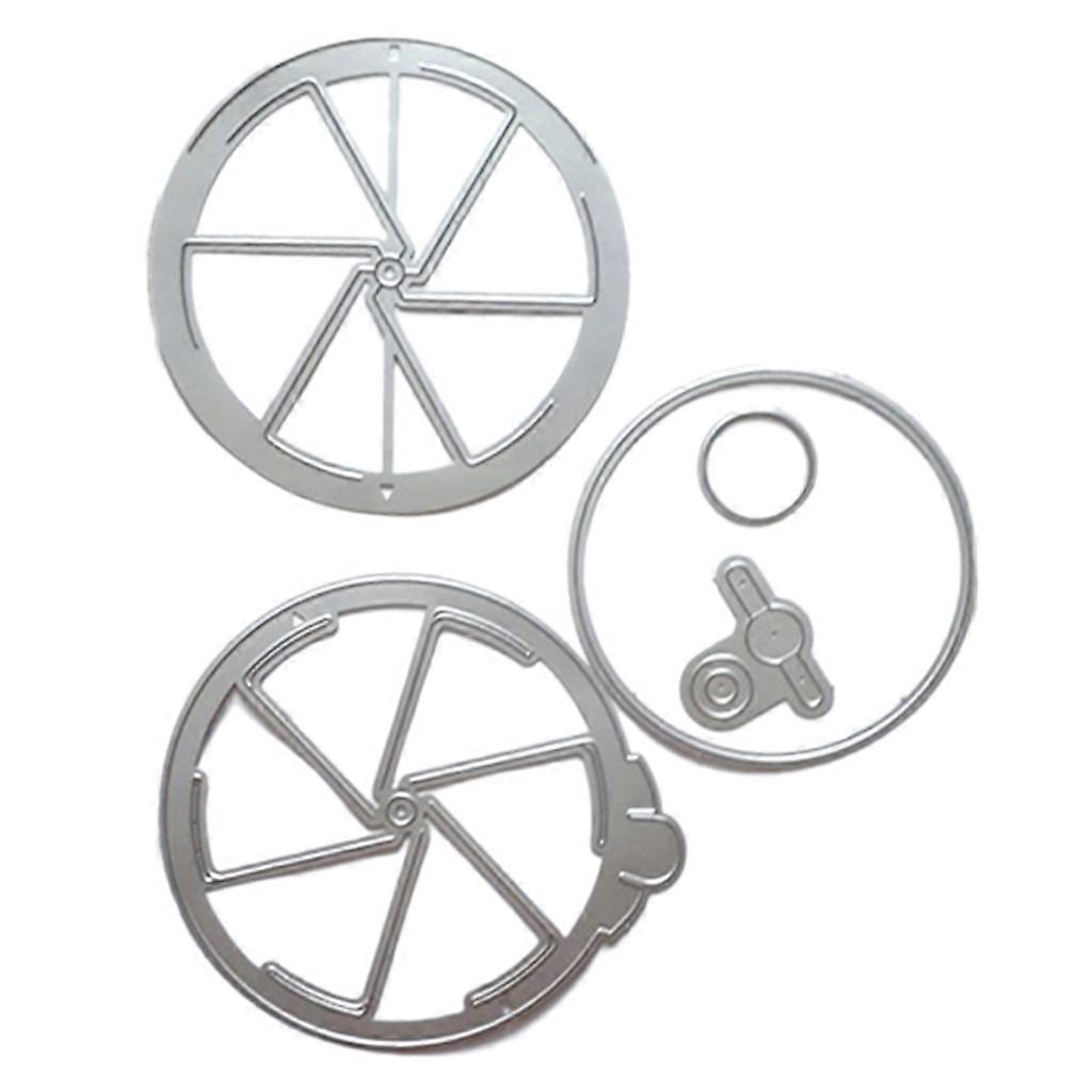 Round Frames Die Cutting Stencils Christmas Birthday Cards Making Accessories