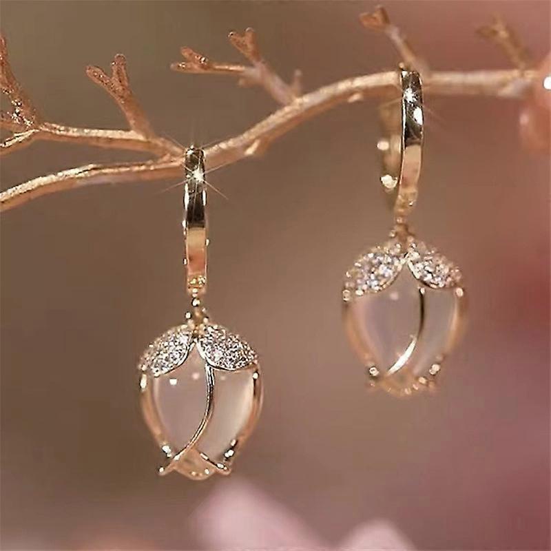1 Pair Tulip Earring For Women Girl, Tulip Earring Studs Hoop Drop Dangle Fashion Jewelry Earring Gift for Women Girls