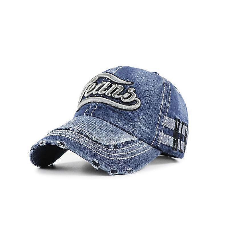 Outdoor Retro Denim Baseball Cap 3D Embroidery Baseball Cap