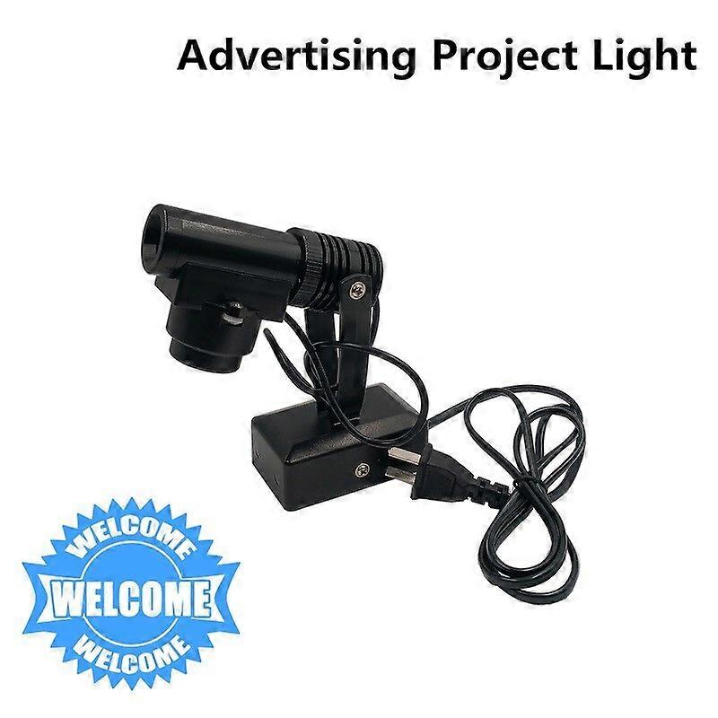 US/EU Plug Charge Projection advertising Night Light Rotatable Welcome Logo Projector Lamp Support Customized Logo And Drop Motor Vehicle Lighting