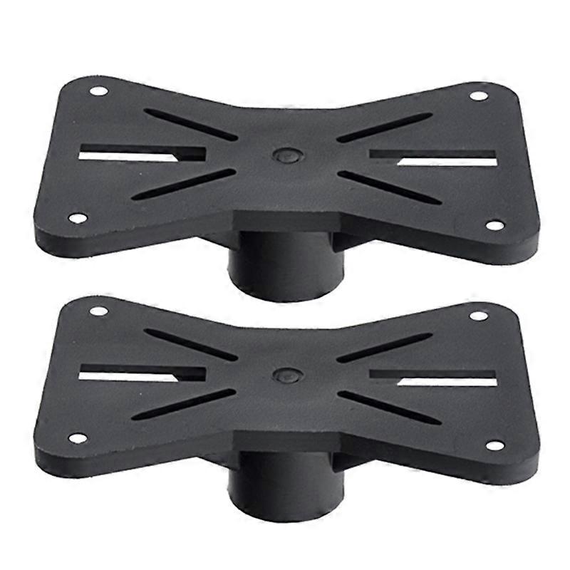 2 Pcs Universal Floor Speaker Stand Tray Bottom Seat Sound Stand Mounting Base