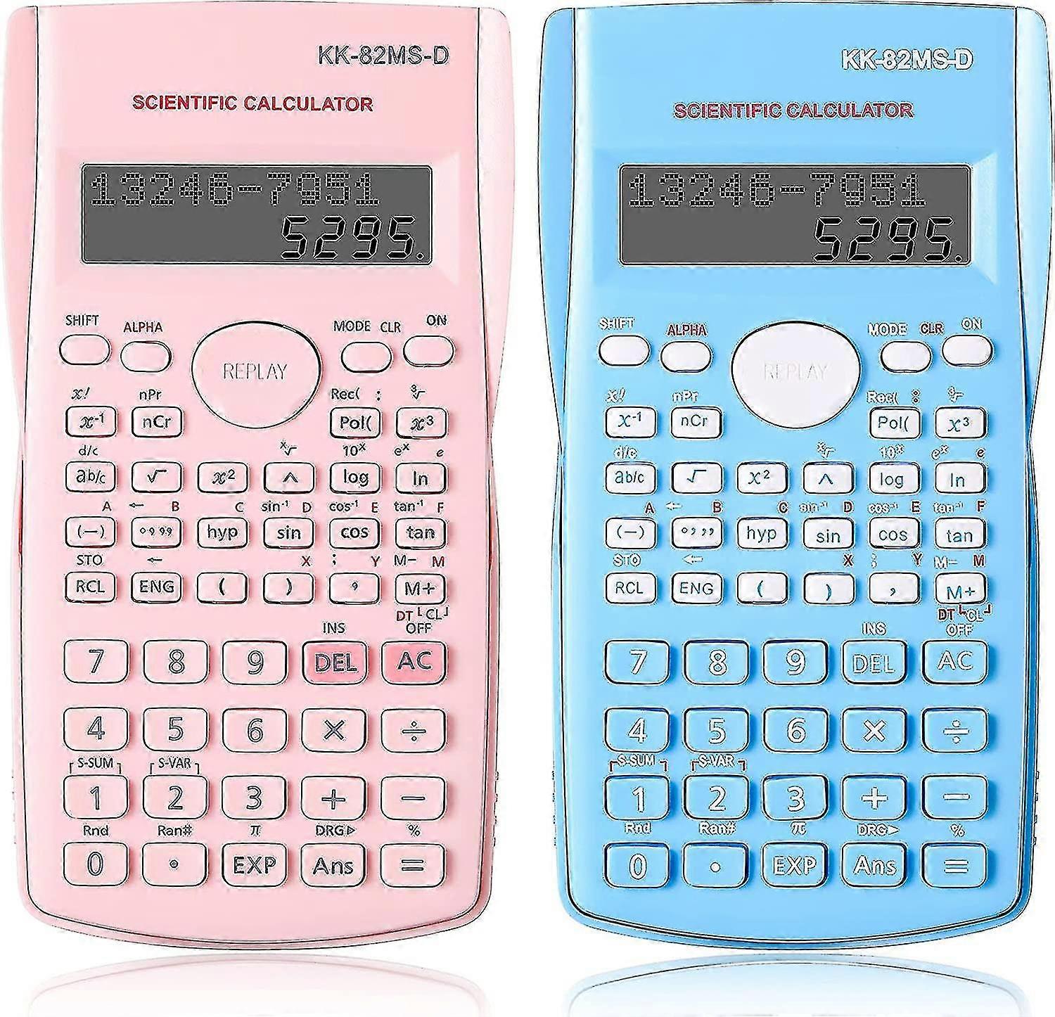 Scientific Portable Calculators Set Of 2 Functional Engineering Scientific Calculator With Multiple Modes Graphing Function Suitable For School Busine