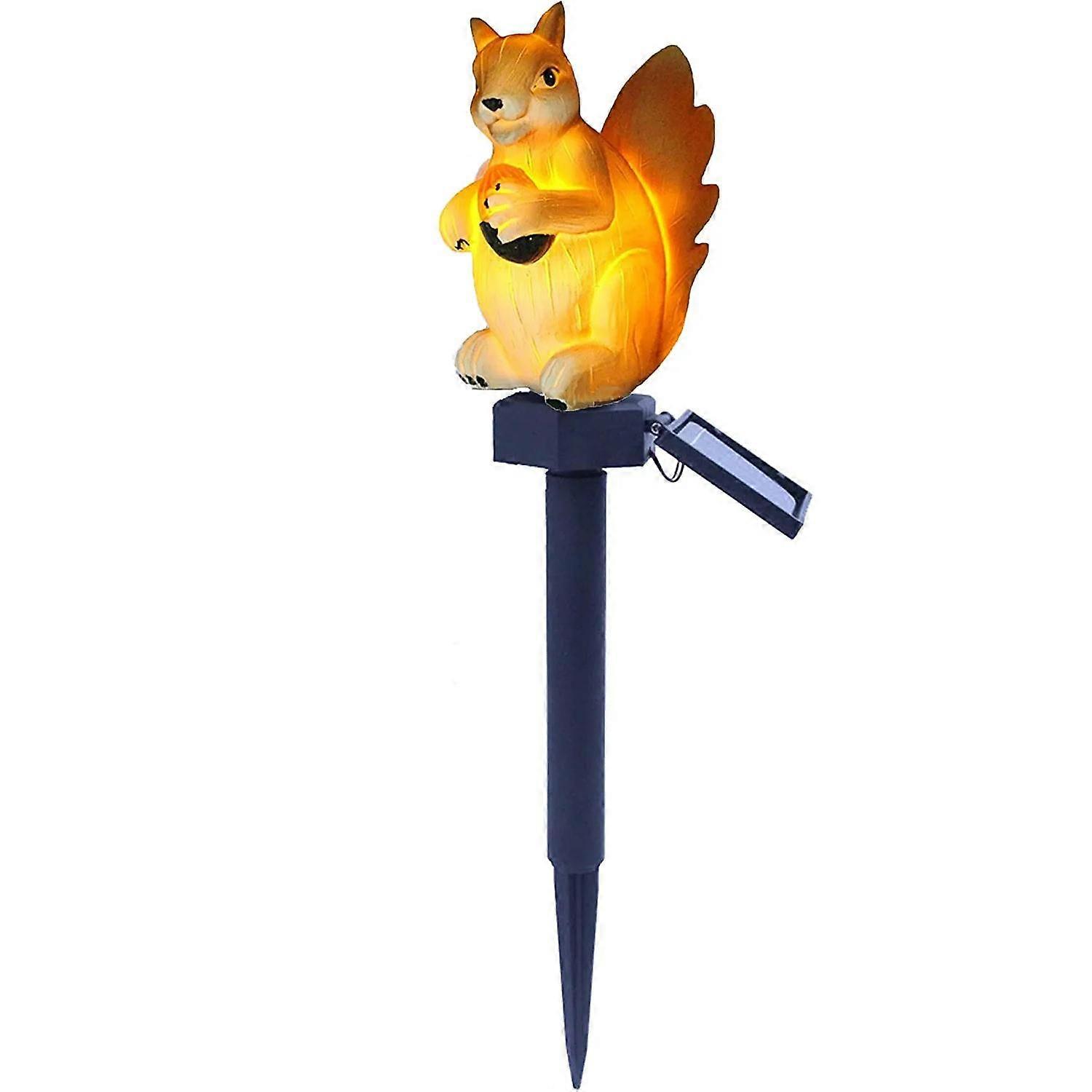 Solar Squirrel Garden Lights Outdoor Landscape Path Lights
