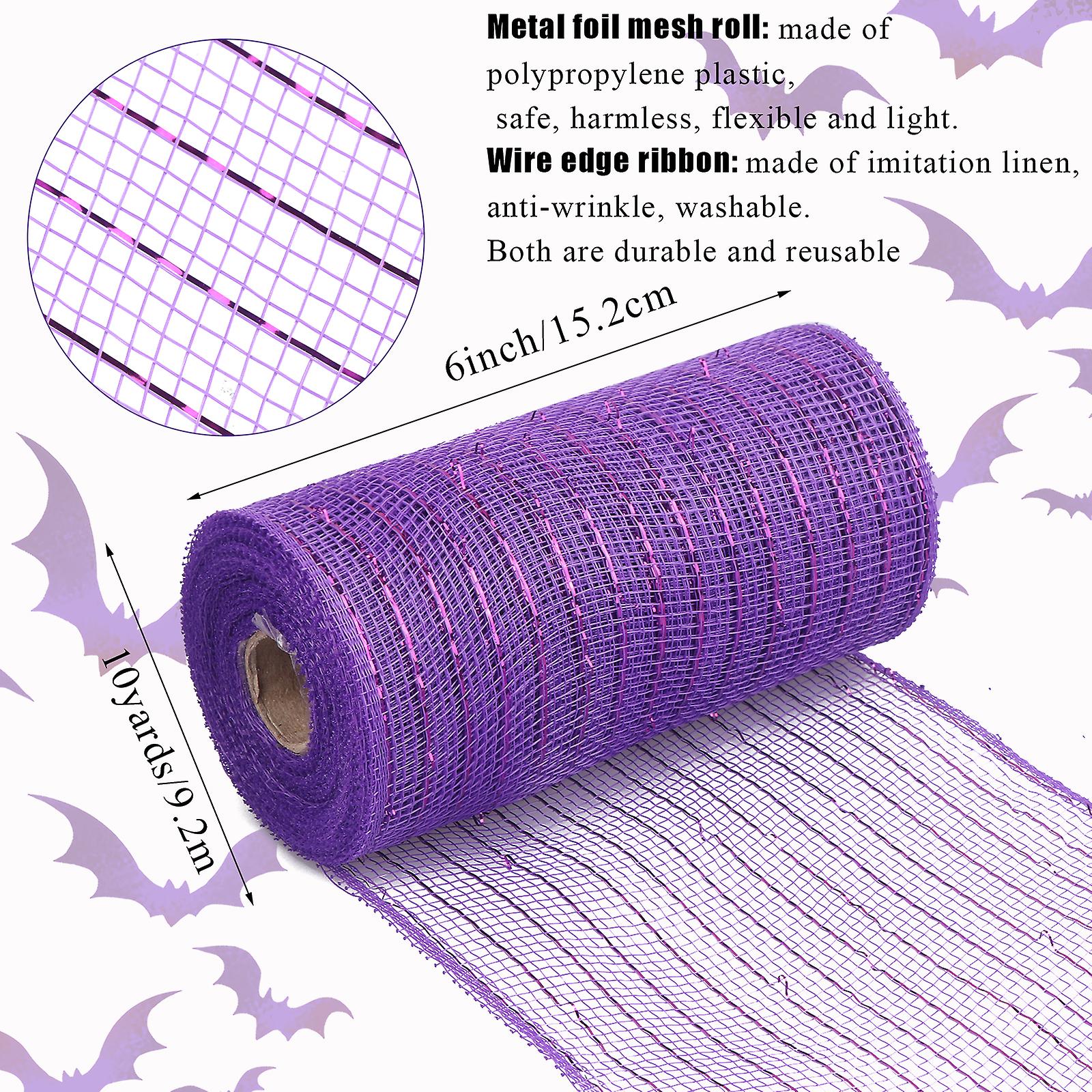 Decorative Foil Mesh Ribbon